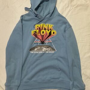 Pink Floyd Blue Hoodie men’s size large dark side of the moon graphic